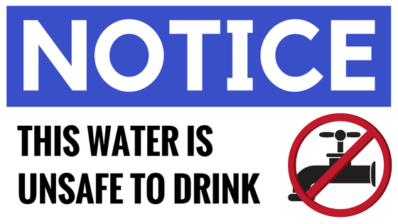 water notice
